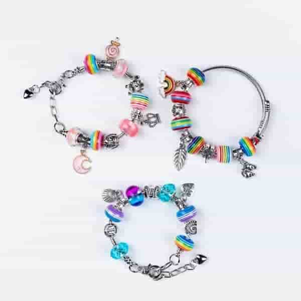 handmade rainbow bracelet